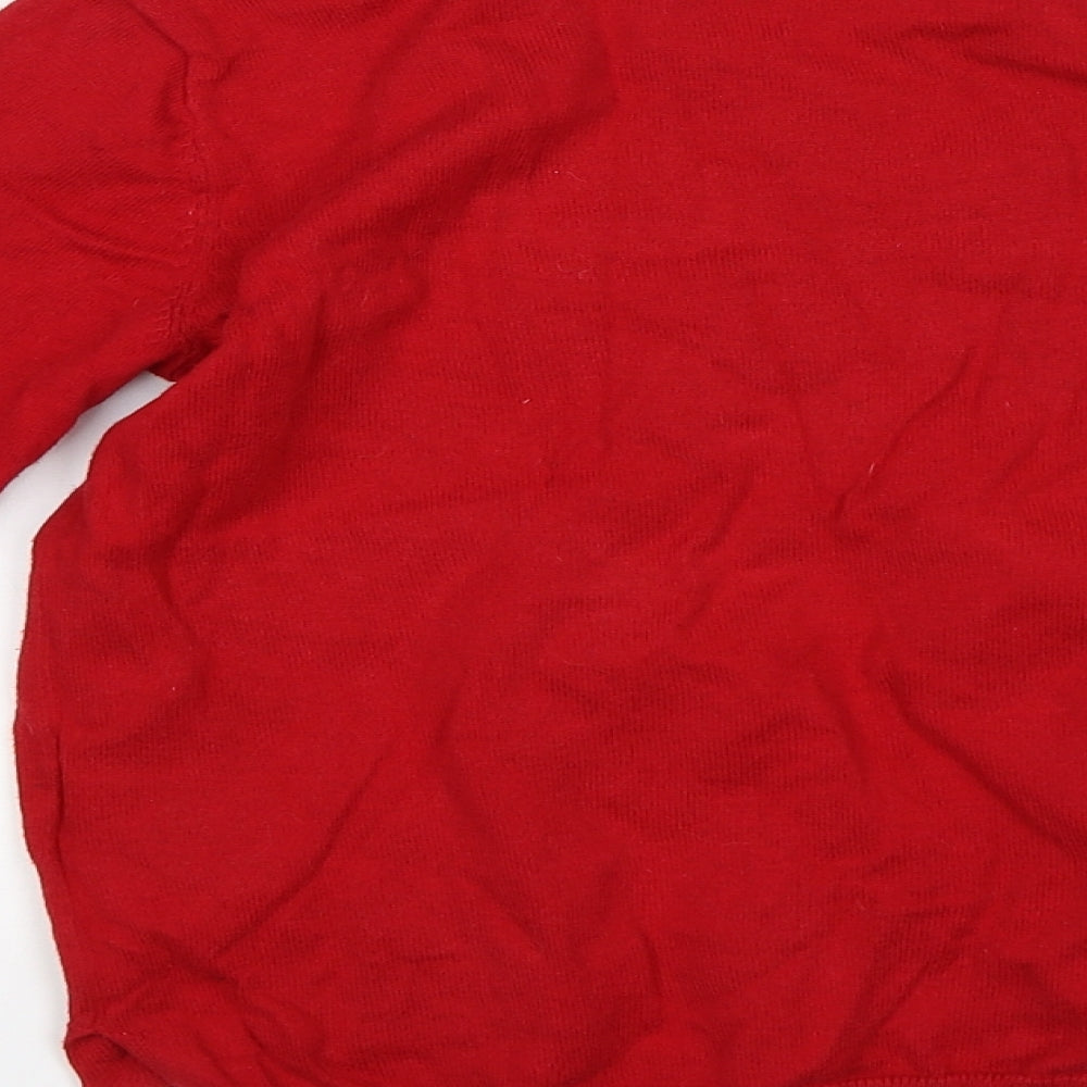 H&M Girls Red   Basic T-Shirt Size 9-10 Years