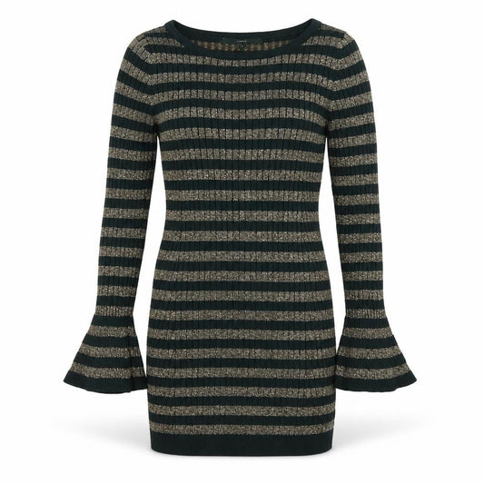 Next Womens Multicoloured Striped  Bodycon  Size 8