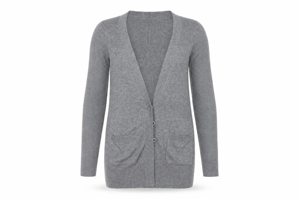 George Womens Grey   Cardigan Jumper Size 8
