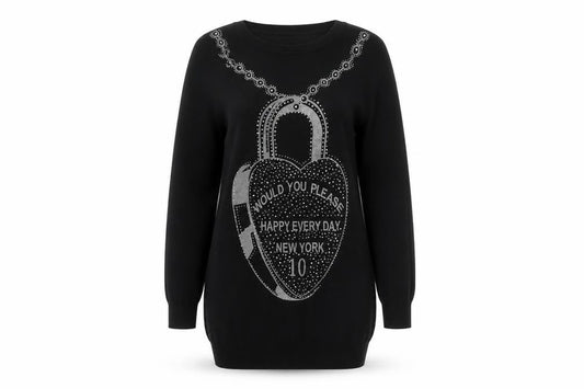 D&X Womens Black   Basic T-Shirt One Size