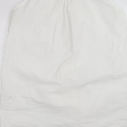 H&M Womens White   Basic Button-Up Size 18