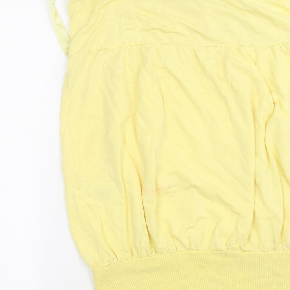 Quiz Womens Yellow   A-Line  Size 14