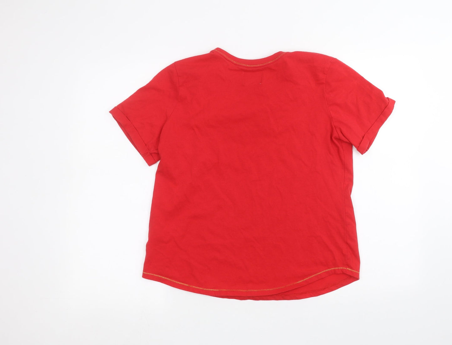 Time To Dream Womens Red   Basic T-Shirt Size M