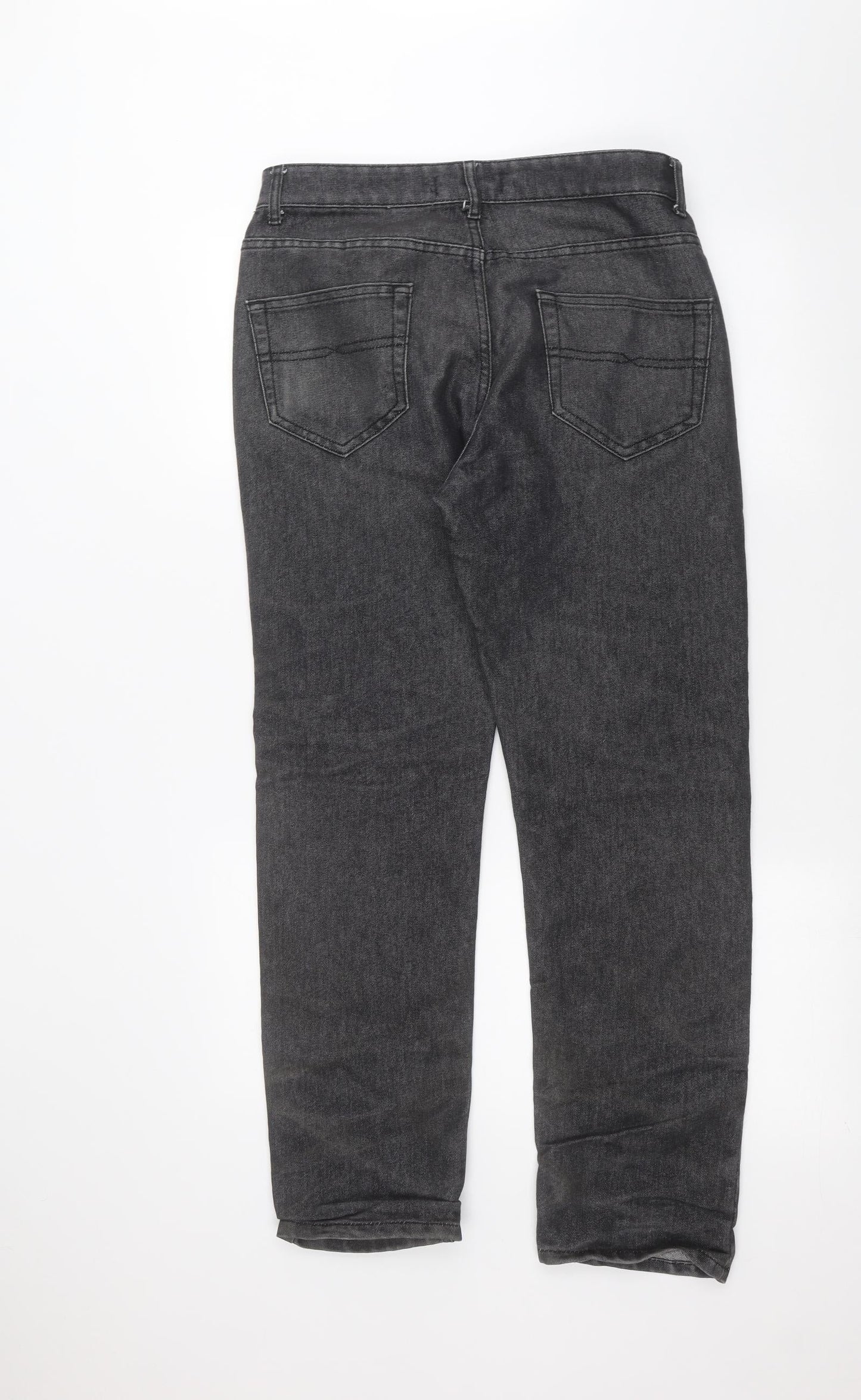 Preworn Mens Black   Straight Jeans Size 32 in L28 in