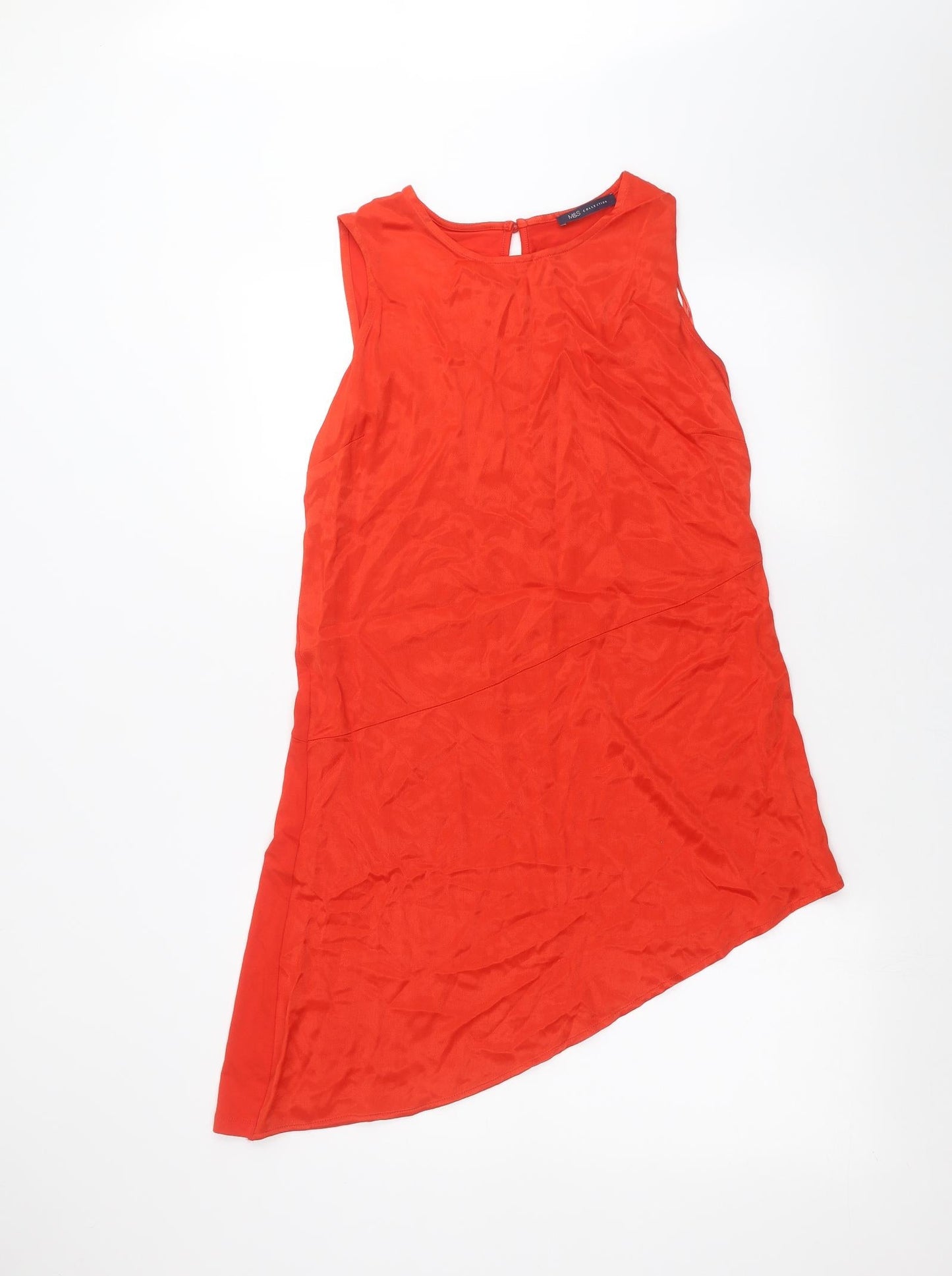 Marks and Spencer Womens Orange   Basic Blouse Size 10