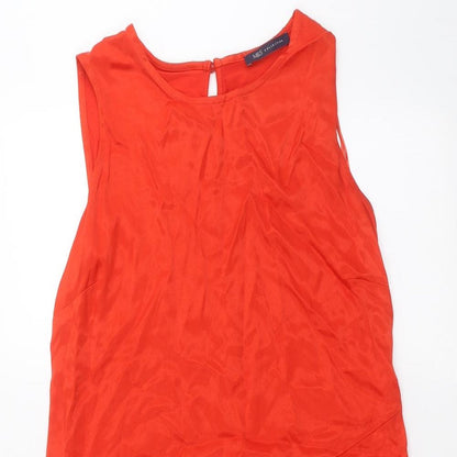 Marks & Spencer Womens Orange   Basic Blouse Size 10