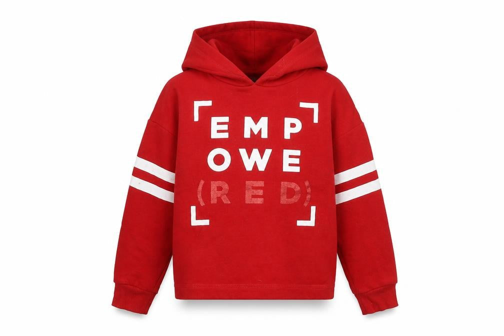Primark Girls Red   Pullover Hoodie Size 10-11 Years