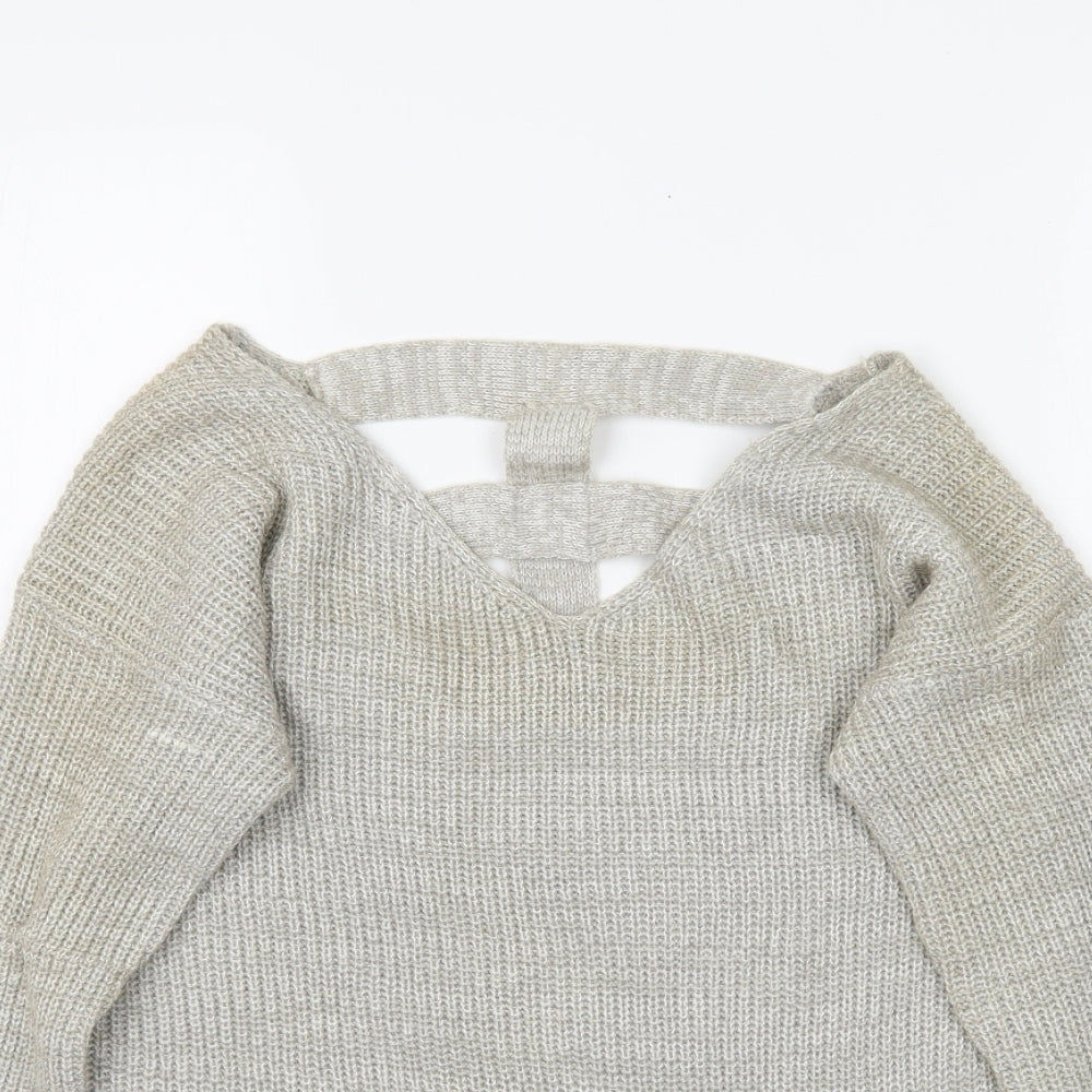 Atmosphere Womens Beige  Knit Pullover Jumper Size XS