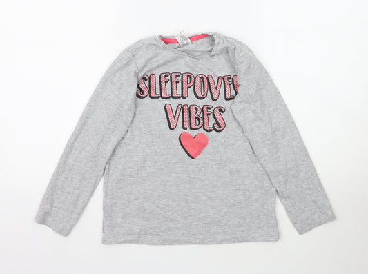 Preworn Girls Grey     Size 10-11 Years  - Sleepover Vibes