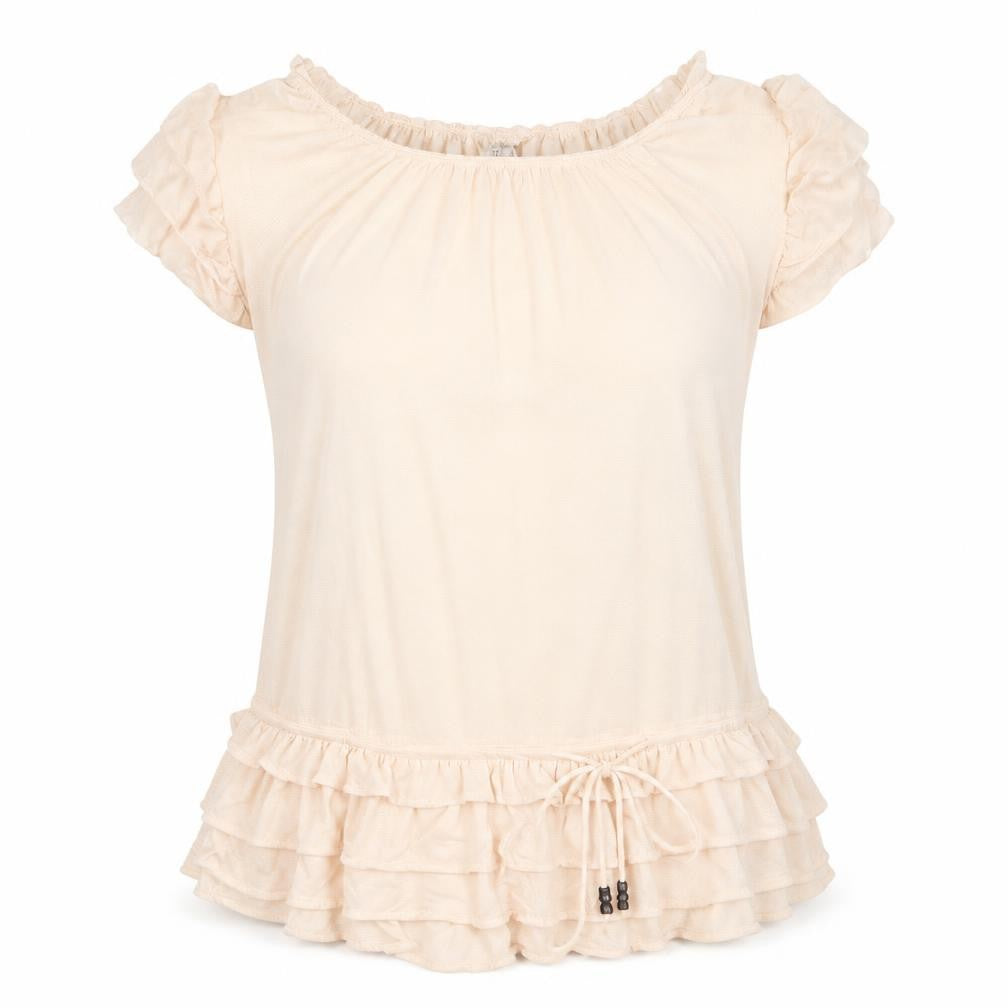 MNG Womens Pink   Basic Blouse Size L  - Peach / Apricot colour