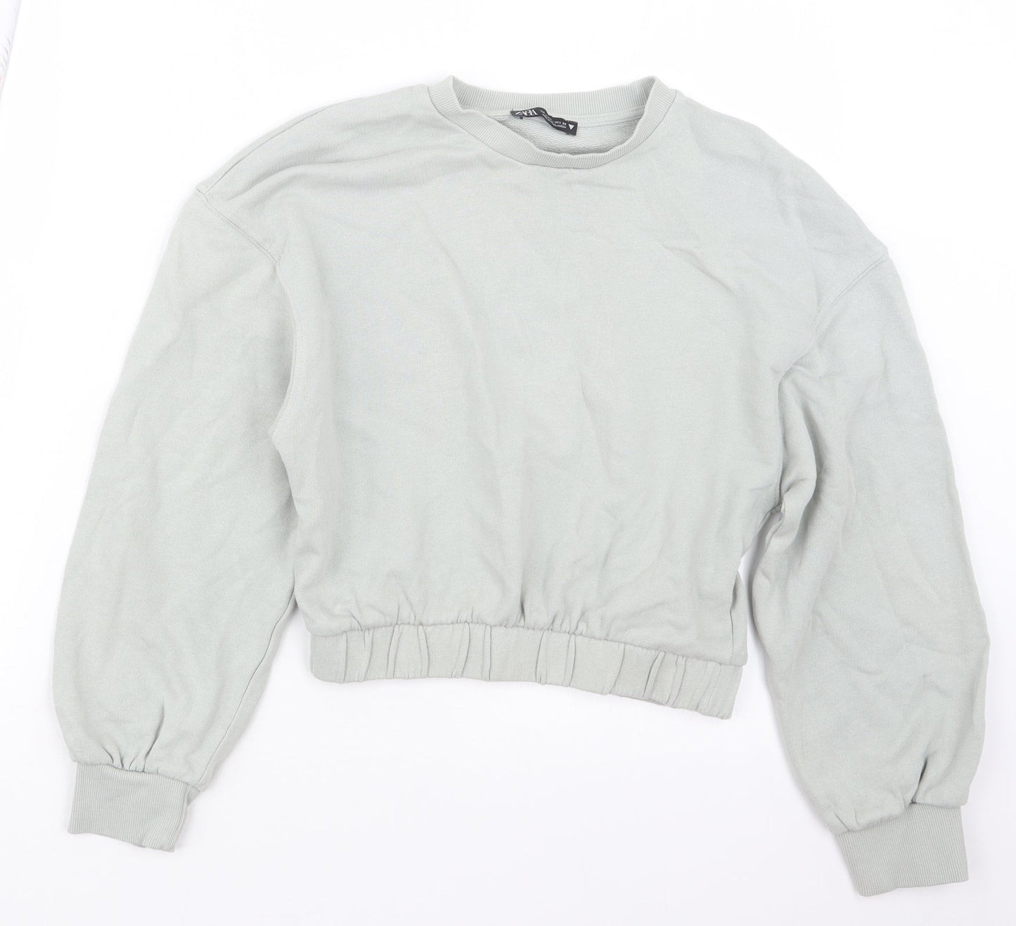Zara Womens Green   Pullover Jumper Size S