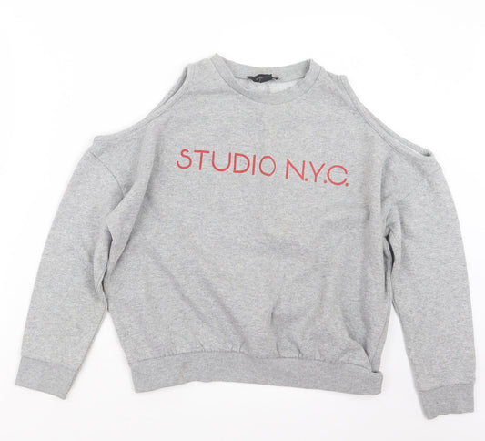 Atmosphere Womens Grey   Pullover Jumper Size 8