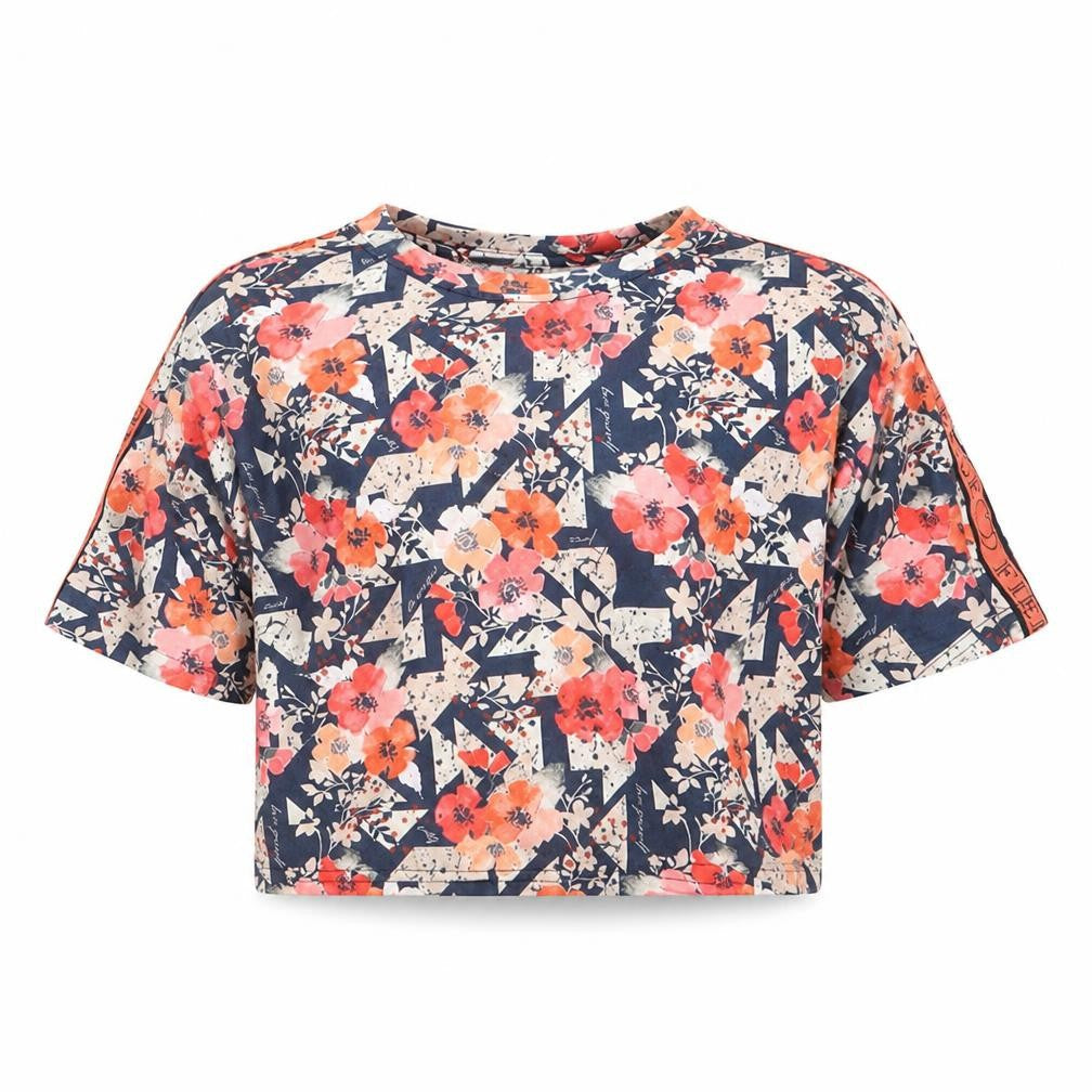 Studio Girls Blue Geometric  Basic T-Shirt Size 12-13 Years
