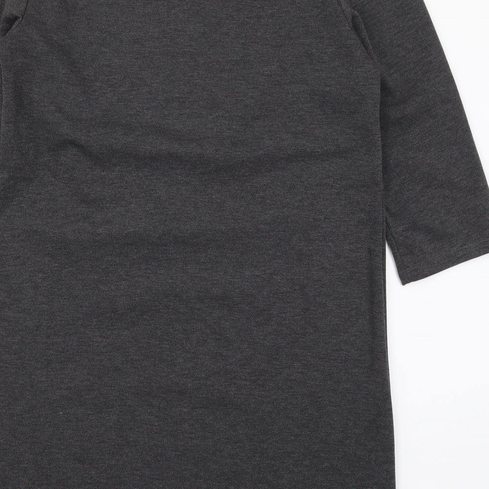 New Look Womens Grey   T-Shirt Dress  Size 12