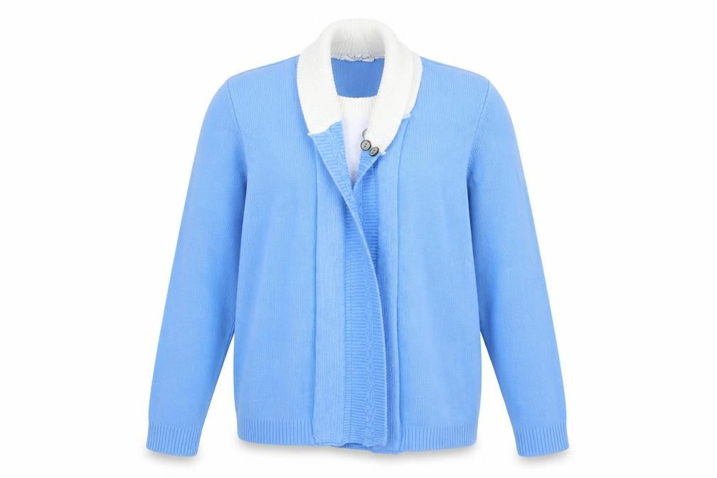 Vivi Womens Blue   Pullover Jumper Size S