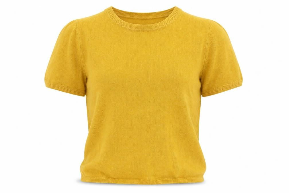 Classic  Womens Yellow   Pullover Jumper Size 10