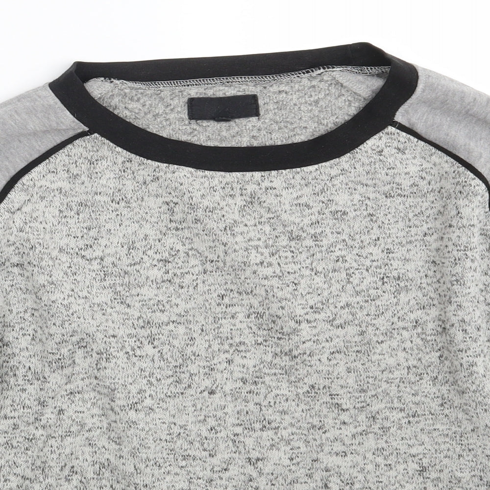 Preworn Womens Grey   Pullover Sweatshirt Size 12