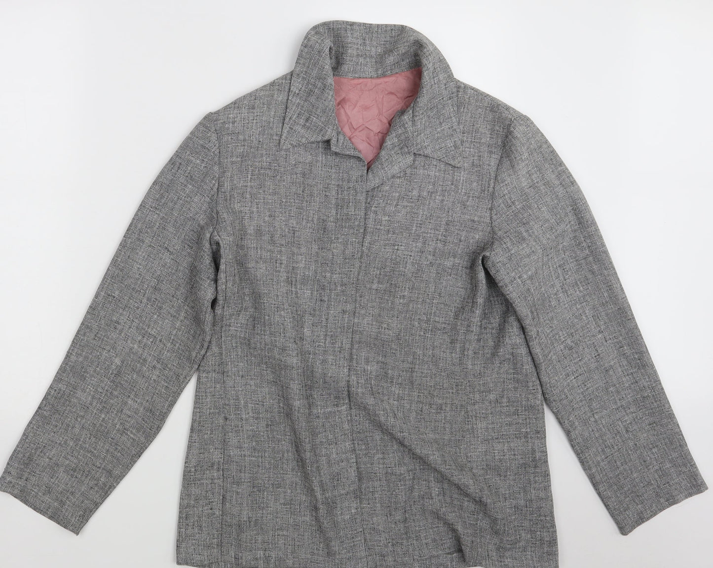 Preworn Womens Grey   Jacket Blazer Size 14