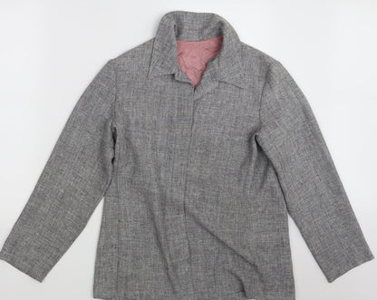 Preworn Womens Grey   Jacket Blazer Size 14