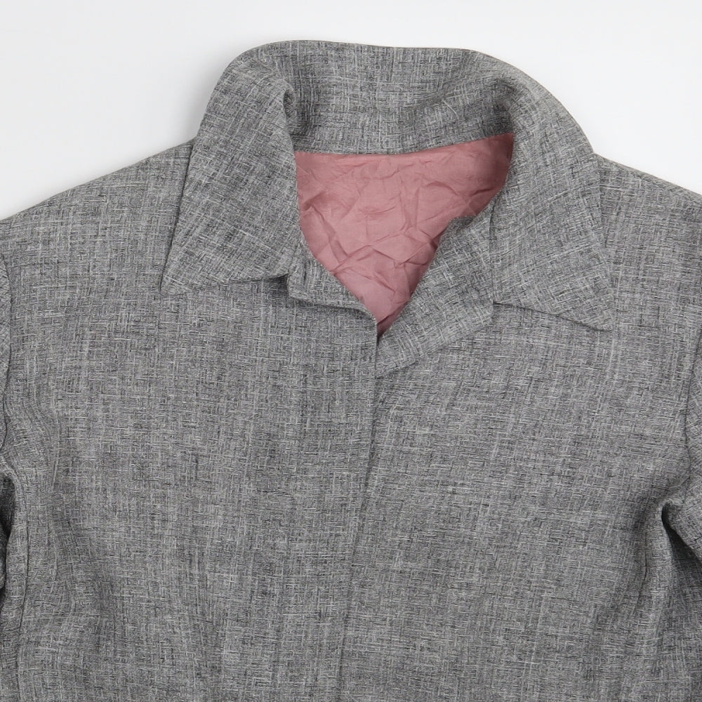 Preworn Womens Grey   Jacket Blazer Size 14