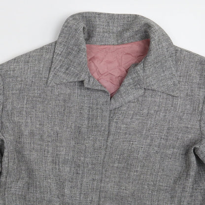 Preworn Womens Grey   Jacket Blazer Size 14
