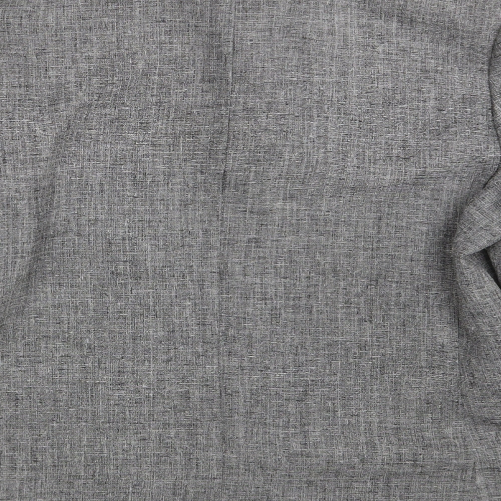 Preworn Womens Grey   Jacket Blazer Size 14