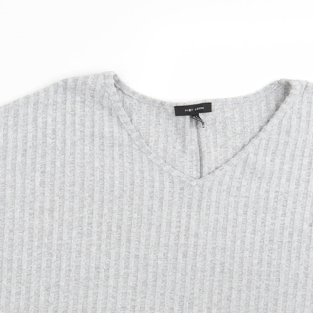 New Look Womens Grey   Pullover Sweatshirt Size S