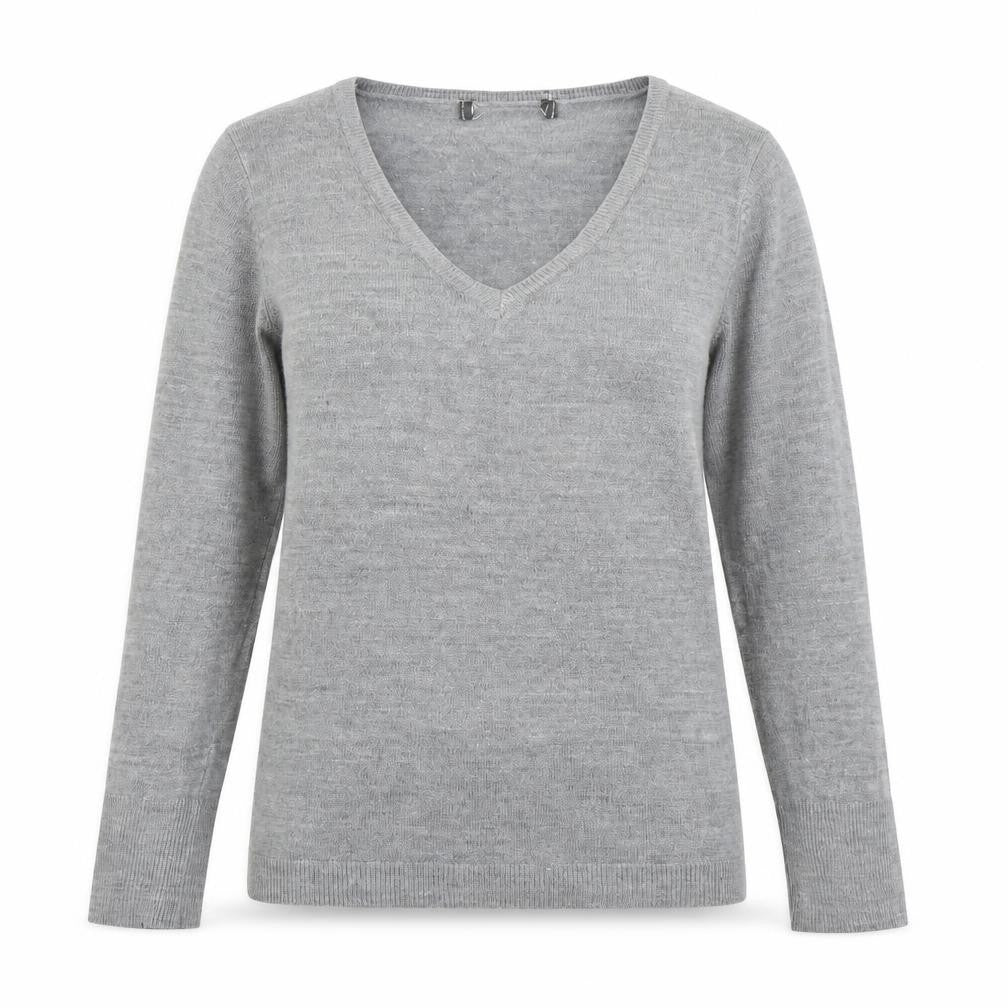 Primark Womens Grey  Knit Pullover Jumper Size 2XS