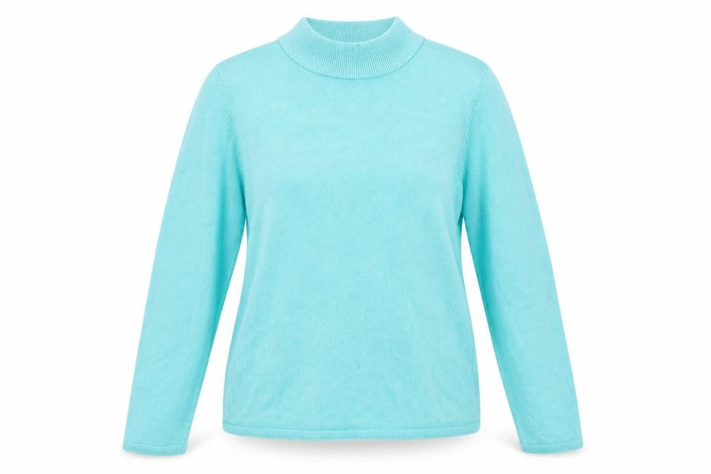 Bonmarché Colelction Womens Blue Knit Pullover Jumper Size S