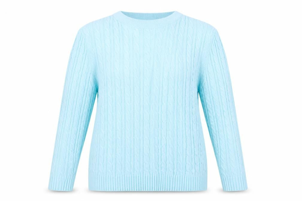 Choice Womens Blue  Knit Pullover Jumper Size S