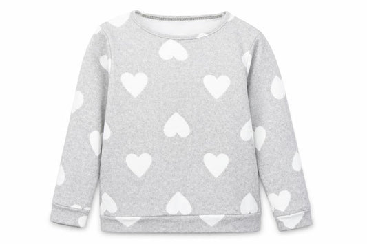 V by Very Womens Grey Polka Dot  Pullover Sweatshirt Size 8  - Loungewear