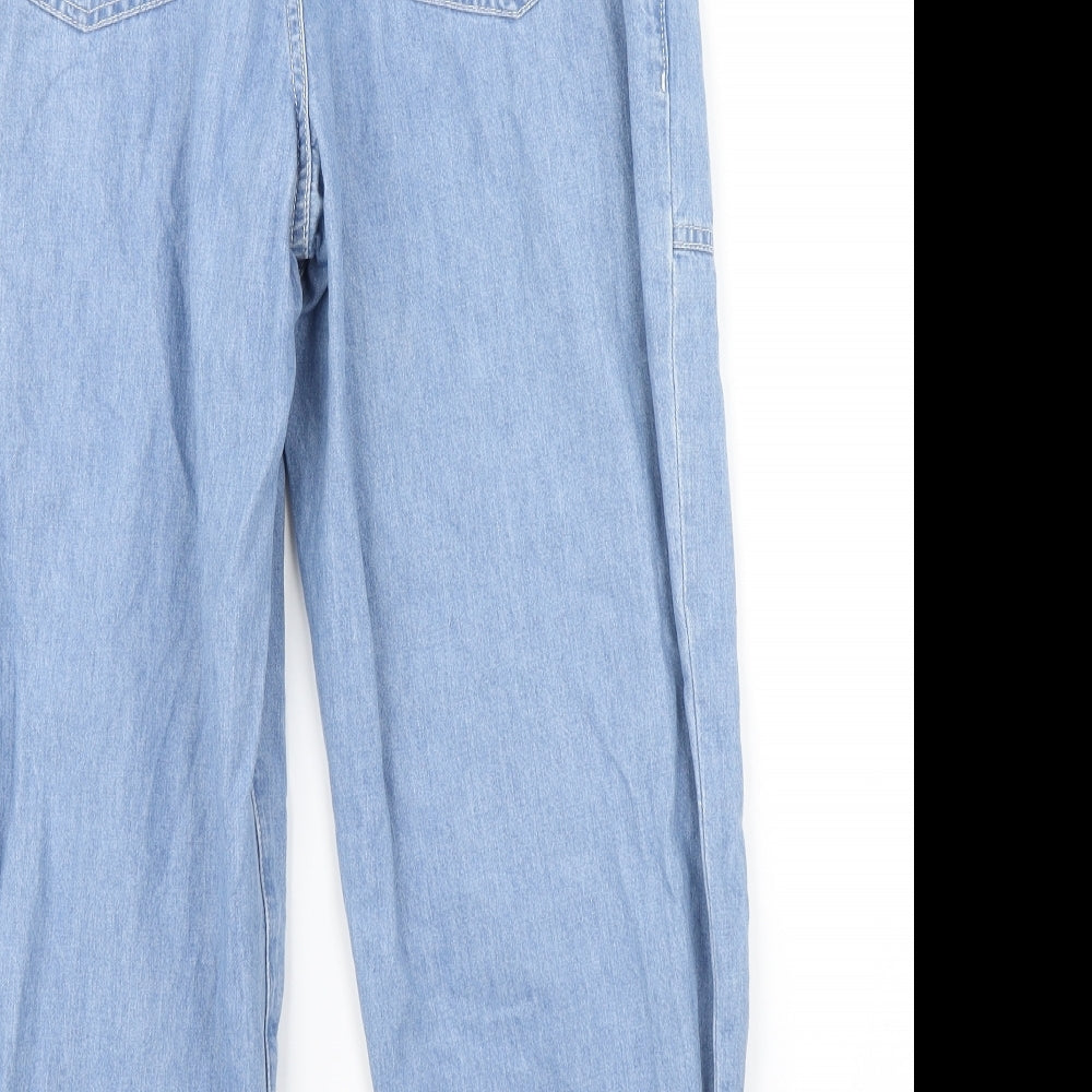 ASOS Womens Blue  Denim Tapered Jeans Size 28 in L28 in