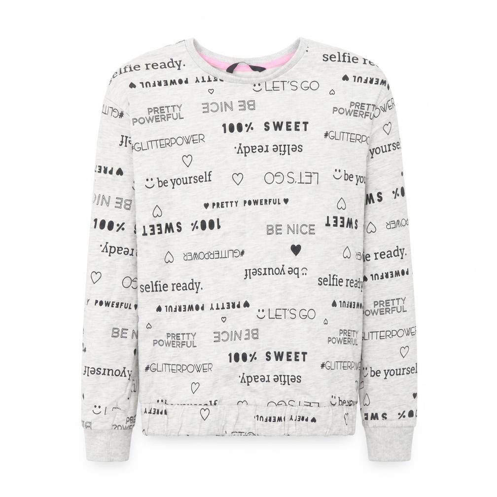 George Girls Grey Spotted  Pullover Jumper Size 9 Years