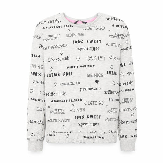 George Girls Grey Spotted  Pullover Jumper Size 9 Years