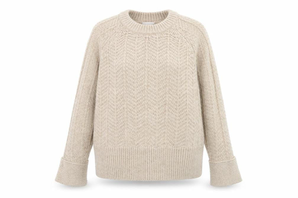 H&M Womens Beige   Pullover Jumper Size M