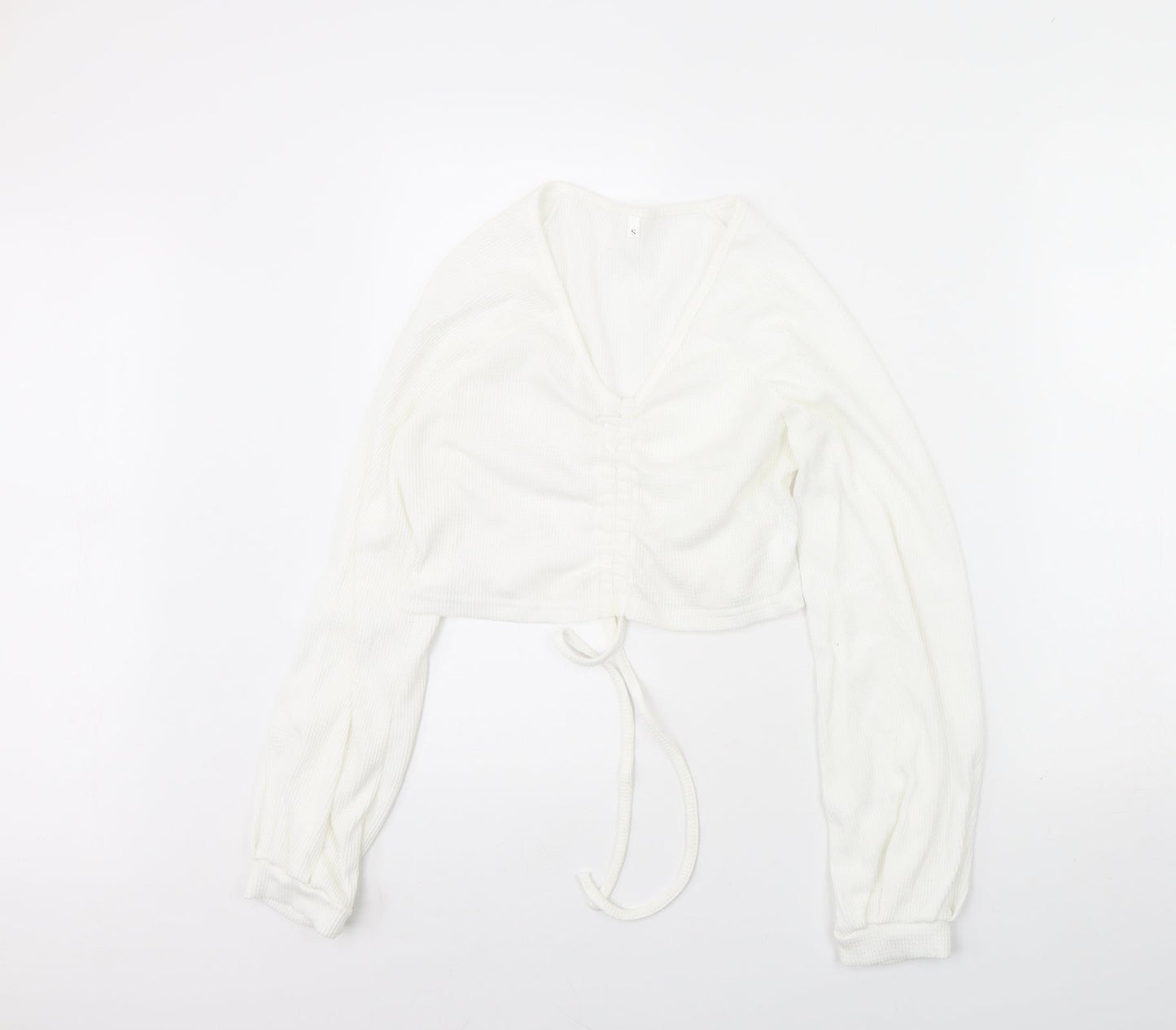 Preworn Womens White   Basic Blouse Size S
