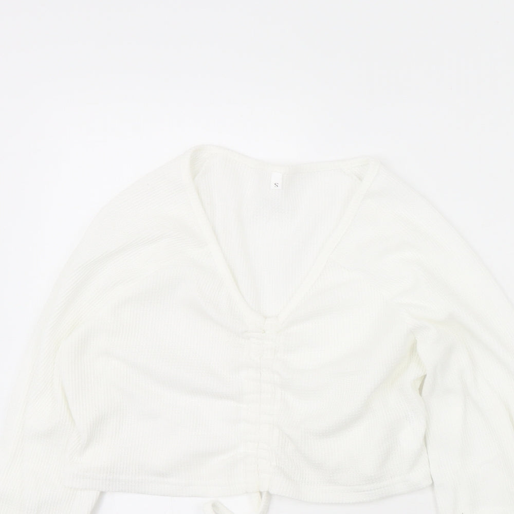 Preworn Womens White   Basic Blouse Size S