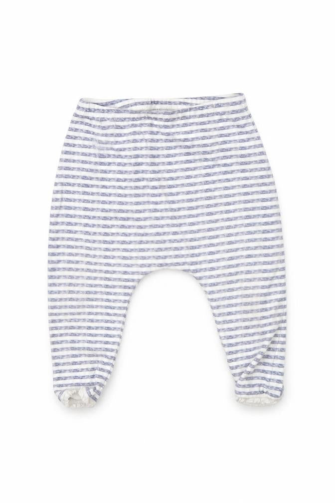 NEXT Girls Blue Striped  Capri Leggings Size 9 Months
