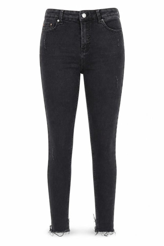 Denim & Co. Womens Black  Denim Skinny Jeans Size 12 L29 in