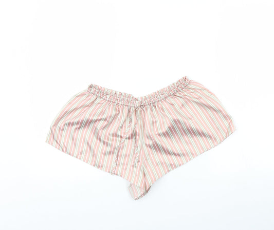 Boux Avenue Womens Pink Striped  Cami Pyjama Pants Size 12