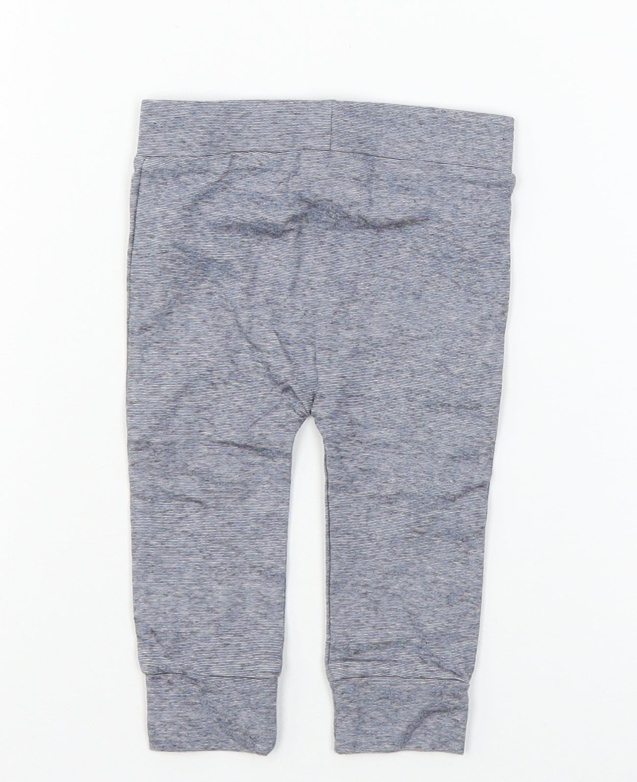 F&F Baby Blue  Jersey Jogger Trousers Size 6-9 Months