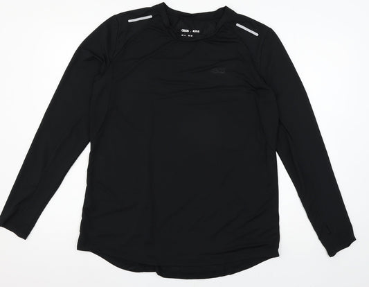 ASOS Womens Black  Jersey Basic T-Shirt Size 14