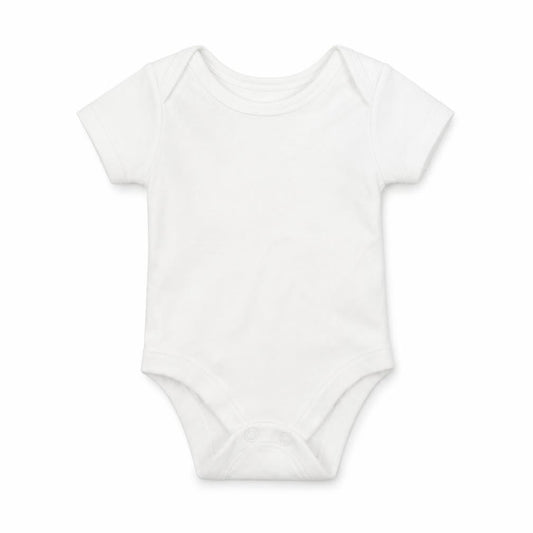 Tu Baby White  Jersey Babygrow One-Piece Size Newborn