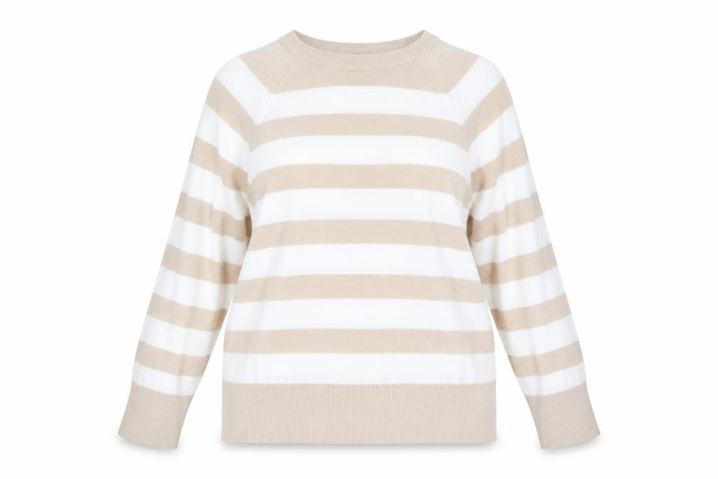 M&Co Womens Multicoloured Striped  Pullover Jumper Size 16