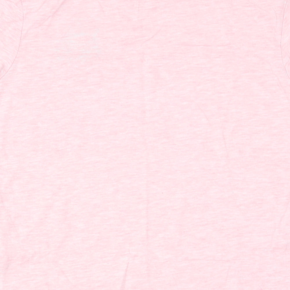 Disney Womens Pink Solid  Top Pyjama Top Size 12