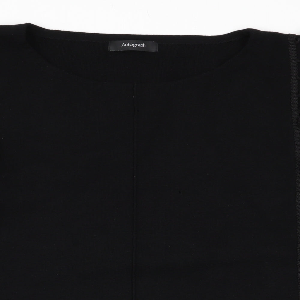 M&S Womens Black   Pullover Jumper Size 12