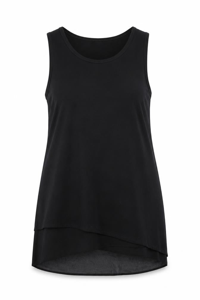 Preworn Womens Black   Basic Tank Size L