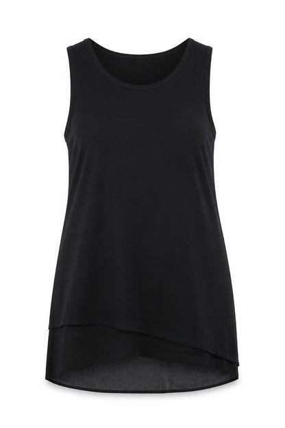 Preworn Womens Black   Basic Tank Size L