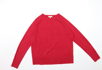 sarah hamilton Womens Red  Knit Pullover Jumper Size XL