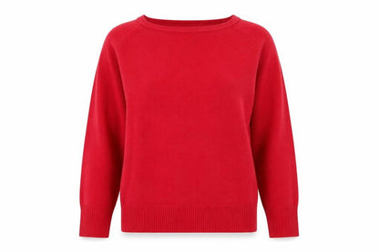 sarah hamilton Womens Red  Knit Pullover Jumper Size XL